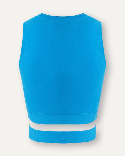 Укороченный топ без рукавов - Incity фото 8