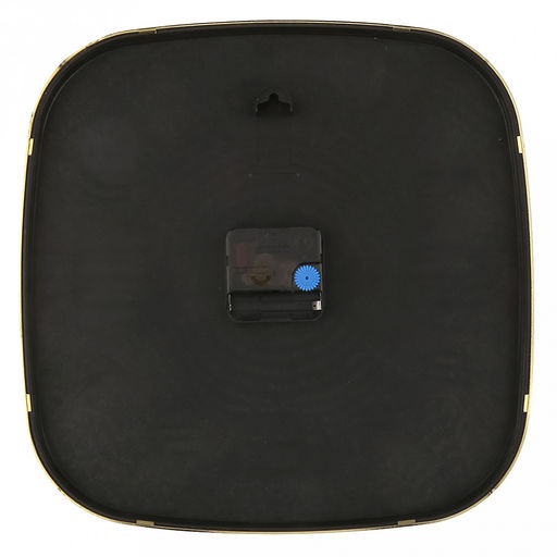 Часы настенные "Парадиз" 29х29х4см, мягкий ход, циферблат шоколадный; цифры арабские, золотой; корпус пластик, золотой; в коробке (Китай)