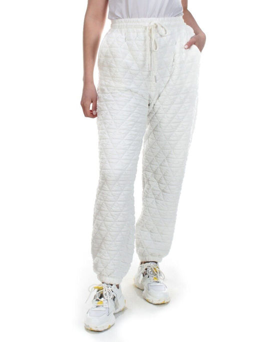 2780 WHITE Брюки спортивные зимние женские - Фабричный китай фото 7