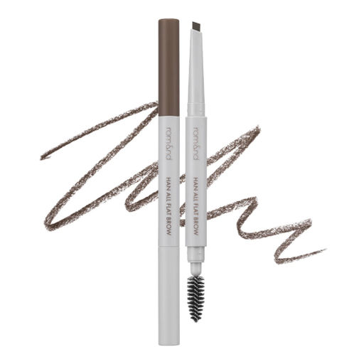 Rom&Nd Han All Flat Brow W2 Mild Woody, 10g - Стойкий карандаш для бровей