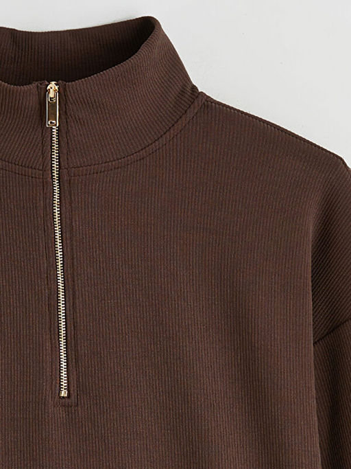 Dik Yaka Kad?n Sweatshirt