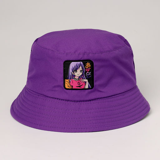 Панама детская для девочки «Аниме», цвет фиолетовый, р-р 54