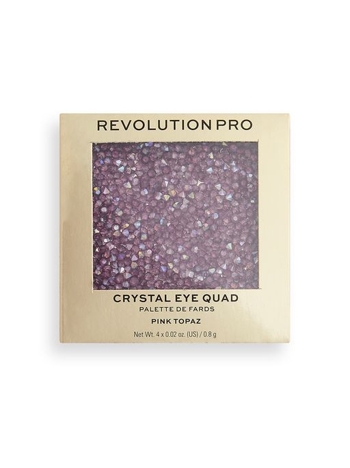 Revolution PRO Палетка теней для век Crystal Eye Quad, Pink Topaz фото 3