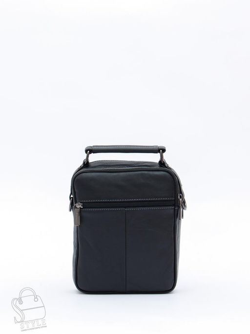 Сумка мужская кожаная 633M black Fuzhiniao в Новосибирске