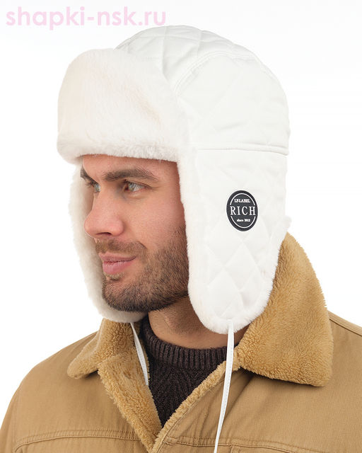 46-5-5R Ушанка флис искуственный мех (56-62)