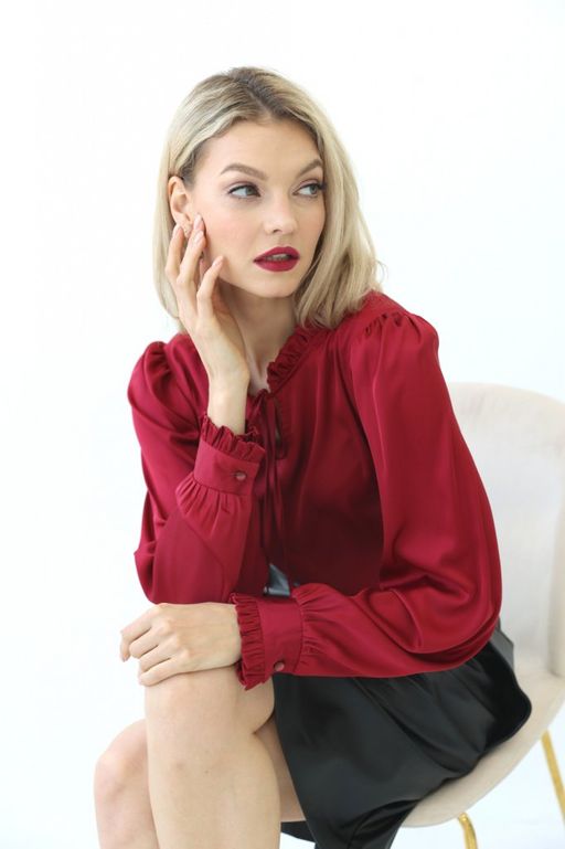 Блузка с декоративными деталями - Looklikecat фото 6