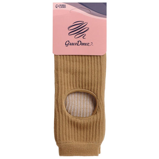 Голеностоп гимнастический Grace Dance, р. М, цвет бежевый  фото 6