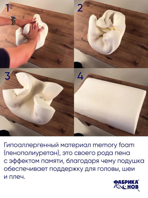 Подушка ортопедическая 40x60