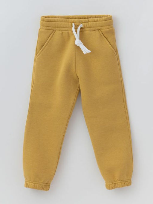 Брюки трикотажные утепленные, желтый - Lesi kids фото 7