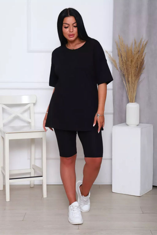 Костюм спортивный футболка и велосипедки КЖ-002