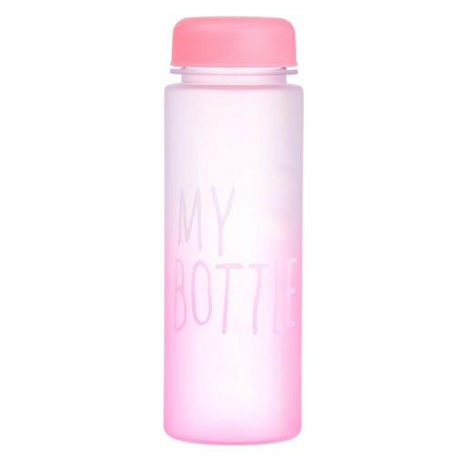 Бутылка для воды My bottle, 500 мл, 19.5×6 см, спортивная, розовая