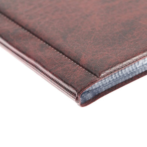 Альбом для монет 125×185 мм Calligrata, на 240 монет, ячейка 35×35 мм, 16 листов, обложка искусственная кожа, коричневый