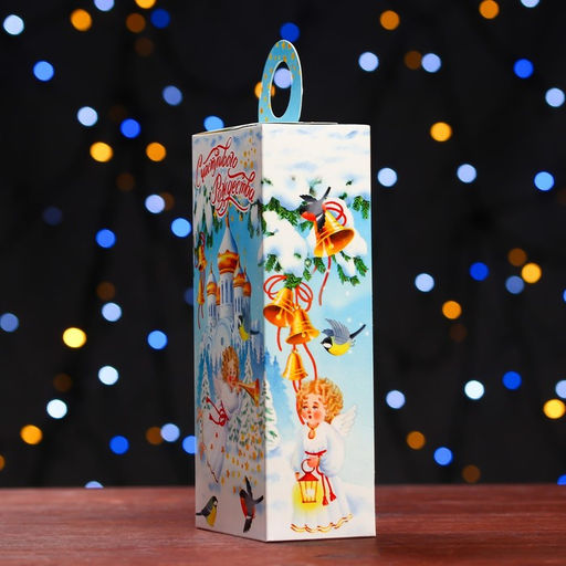 Цена за 5 шт. Подарочная коробка Рождество , сюрприз 11 х 6 х 21 см - Simaland фото 4