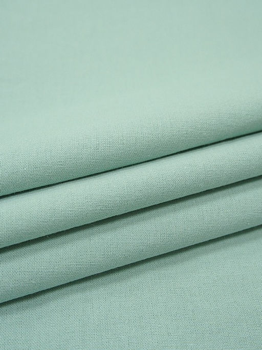 Вареный (стираный) хлопок цв.Св.голубой мох, ш.2.5м, хлопок-100%, 115гр/м.кв - Купава фото 3