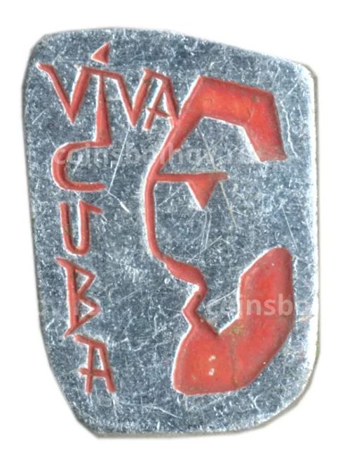 Значок VIVA CUBA (Да здравствует Куба)