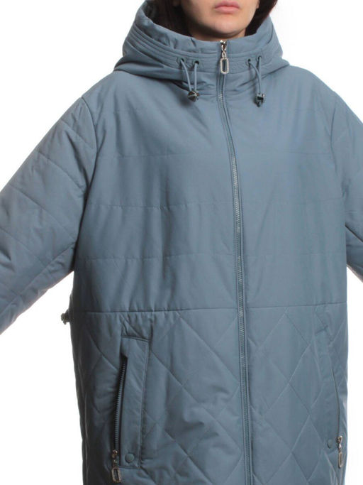 F-804 GRAY BLUE Куртка демисезонная женская (100 гр. холлофайбер) - Fashion фото 2