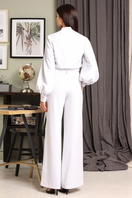 Блуза AURA 2013-176 белый  фото 2