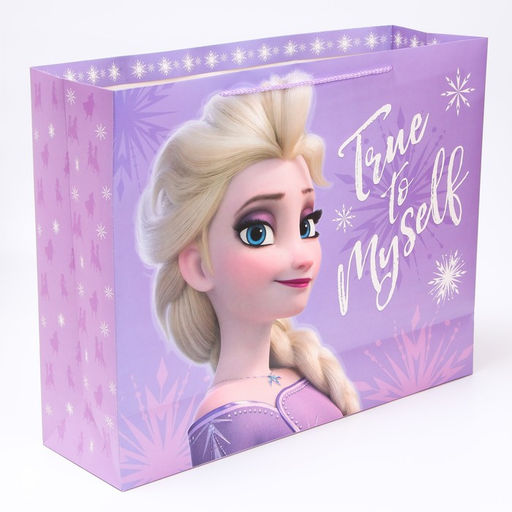 Пакет подарочный, 50×40×15 см, упаковка, Холодное сердце