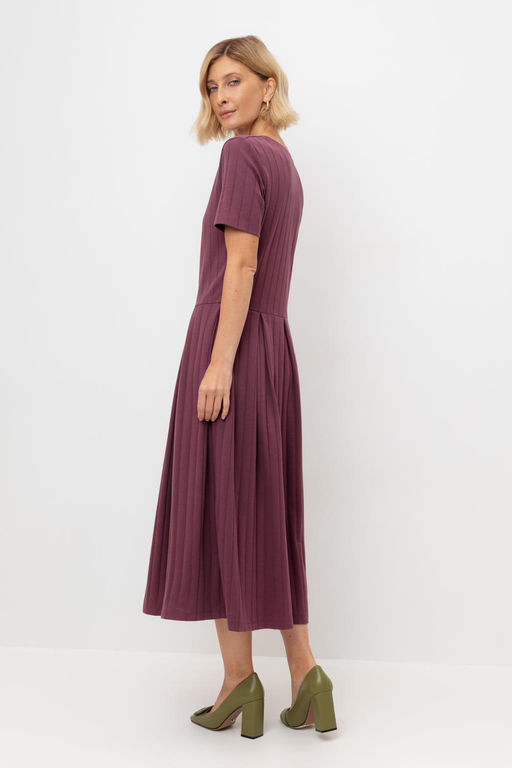 ЕВТ 5045/сливовое вино платье жен