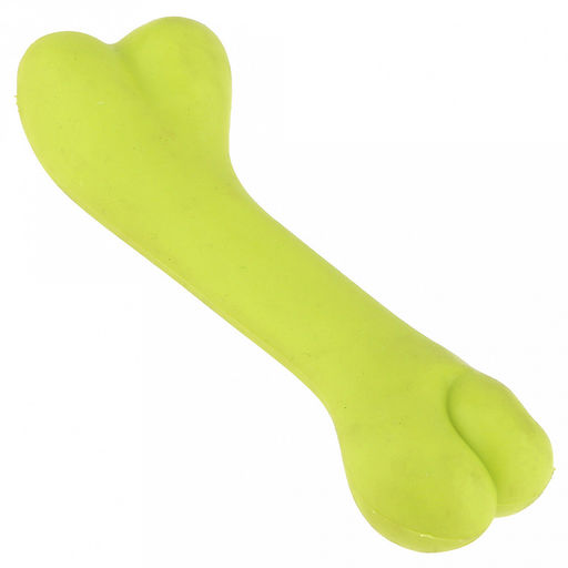 Игрушка для собаки "Косточка мини" 12х4х2см, полипропилен, цвета микс (розовый, зеленый, ярко-оранжевый), "Пэт тойс (Pet toys)" (Китай)