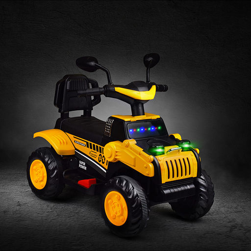 Электромобиль "Cross" на аккумуляторе, в коробке (желтый)