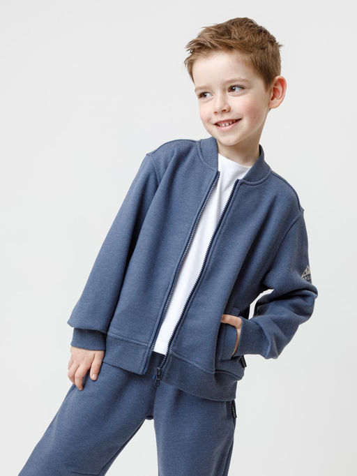 КР 302787/темно-синий к658 жакет (бомбер) для мал