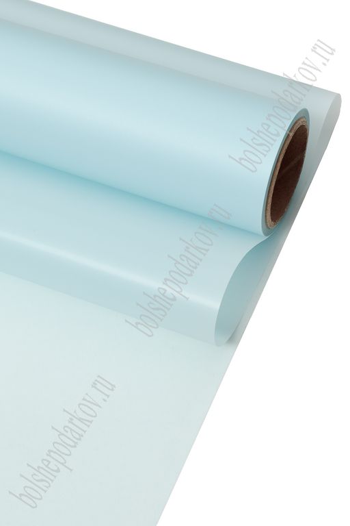 Пленка для цветов в рулоне 58 см*10 м (SF-7057) голубой №131