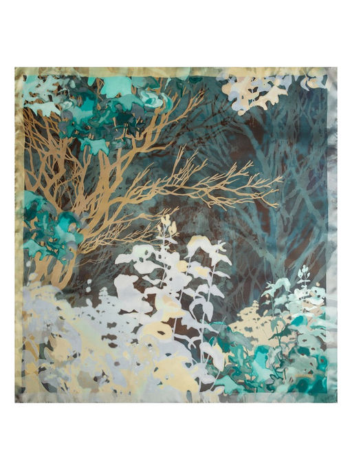 Платок жен. шелк 86х86 SS03-8232-14 - Eleganzza фото 5