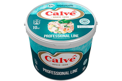 Calve, майонез Провансаль 67%, 10 кг