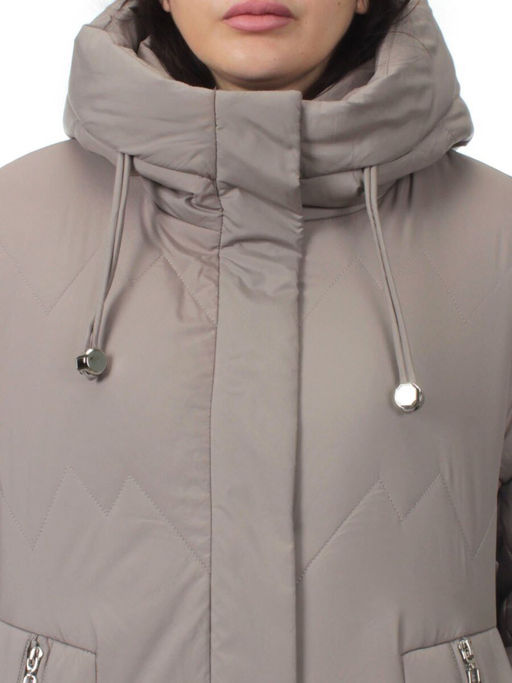 957 DK. BEIGE Куртка зимняя женская (верблюжья шерсть)