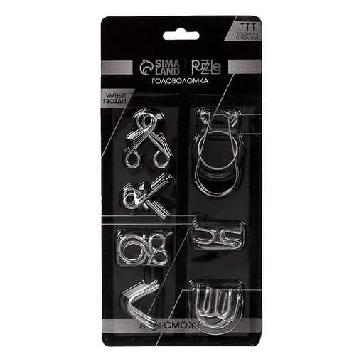 Набор металлических головоломок Игры разума №3 - Puzzle фото 2