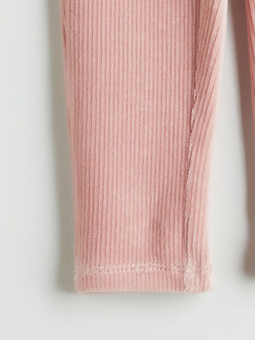 Beli Lastikli Basic K?z ?ocuk Kadife Tayt