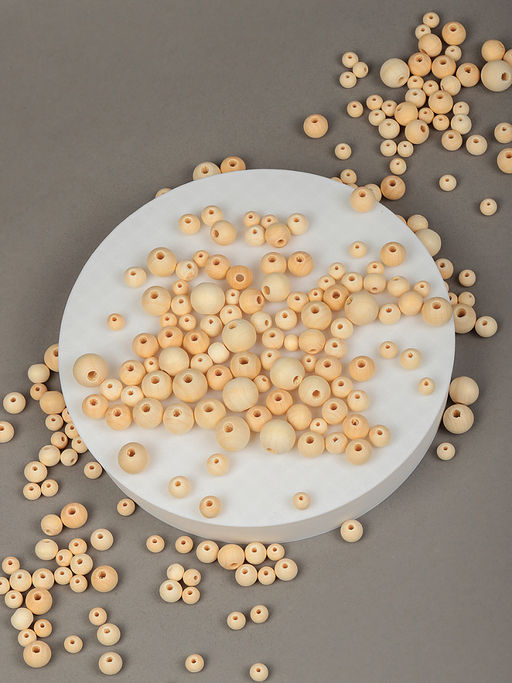 Набор деревянных бусин MAGIC 4 HOBBY Микс размеров уп.250шт