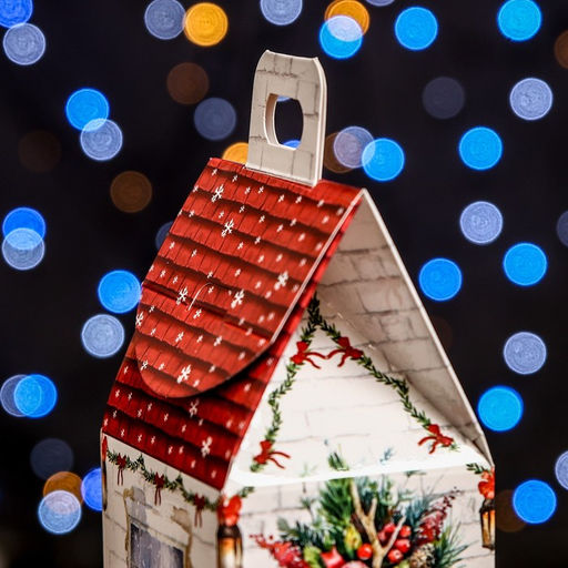 Цена за 5 шт. Подарочная коробка Домик Тёплая сказка,9,1 х 7 х 15,7 см - Simaland фото 6