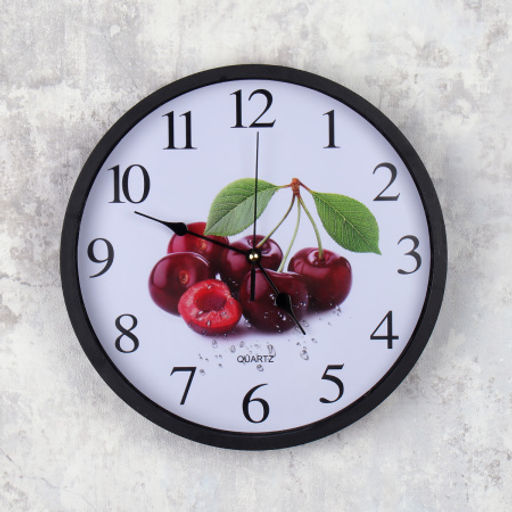 Цена за 1 шт. Часы настенные / 8614Т /уп 30/ - ГалеонТрейд фото 3