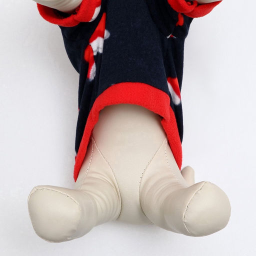 Толстовка для собак Новогодний колпак, размер S, синяя (ДС 26, ОШ 22, ОГ 34 см) - Simaland фото 5