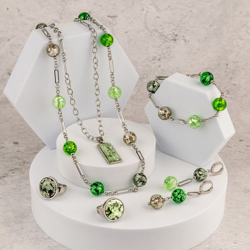 Серьги из муранского стекла SHINE LC3468