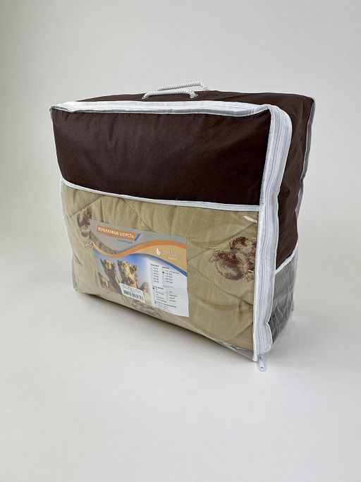 Одеяло, среднее, плотность 300 гр/м2, Верблюд, чехол полиэстер евро - Амавес-текстиль фото 3