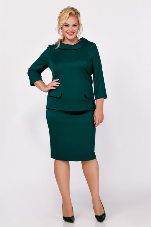 Блуза Swallow 803.2 черный+серебряный узор фото 688