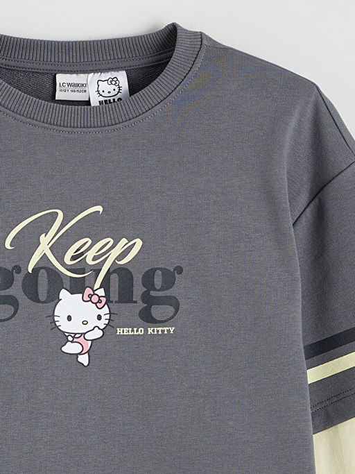 Hello Kitty Bask?l? K?z ?ocuk Sweatshirt