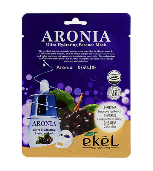 Тонизирующая маска для лица с экстрактом Аронии EKEL , 25 мл