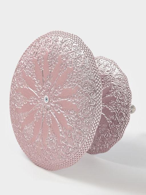 Фруктовница «ЭЛЕОНОРА БРОНЗА», d=21/28 см, стекло, голубая, розовая