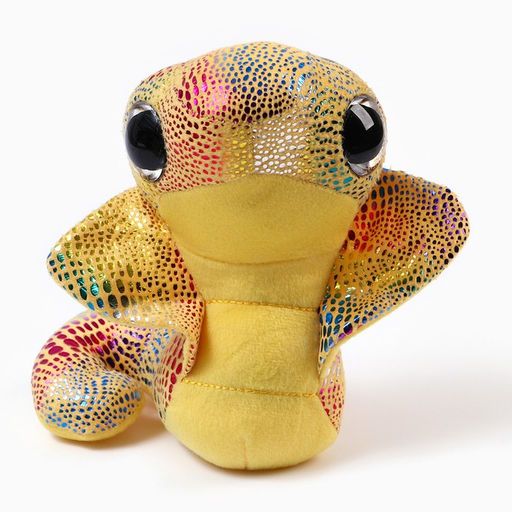 Мягкая игрушка Змея. Кобра, 17 см, цвет жёлтый - Simaland фото 2