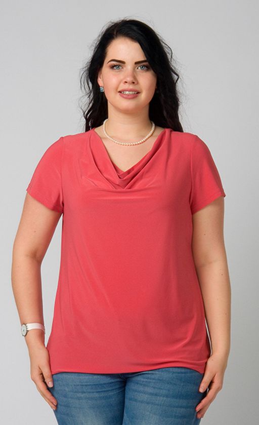 2706/8 блуза Из тонкого шелковистого трикотажа с пайетками цвета черный/серебро - Ckc collections фото 8