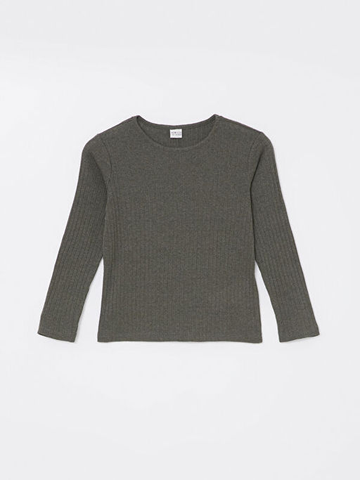 Bisiklet Yaka K?z ?ocuk Ti??rt