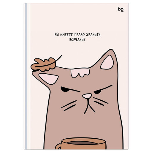 Бизнес-блокнот А5 80л. "Ворчание" ("BG", ББ5т80_лг 57572) глянцевая ламинация