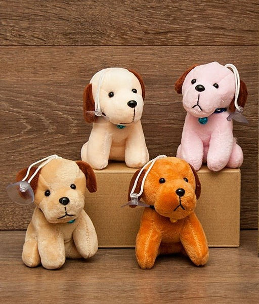 Мягкая игрушка "Собака с бубенчиком" (SS014) озвученная