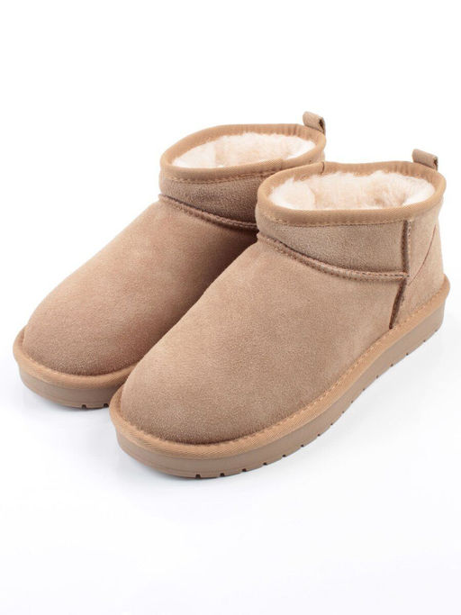 PF8300-3 BEIGE Угги женские (натуральная замша, 100% шерсть)