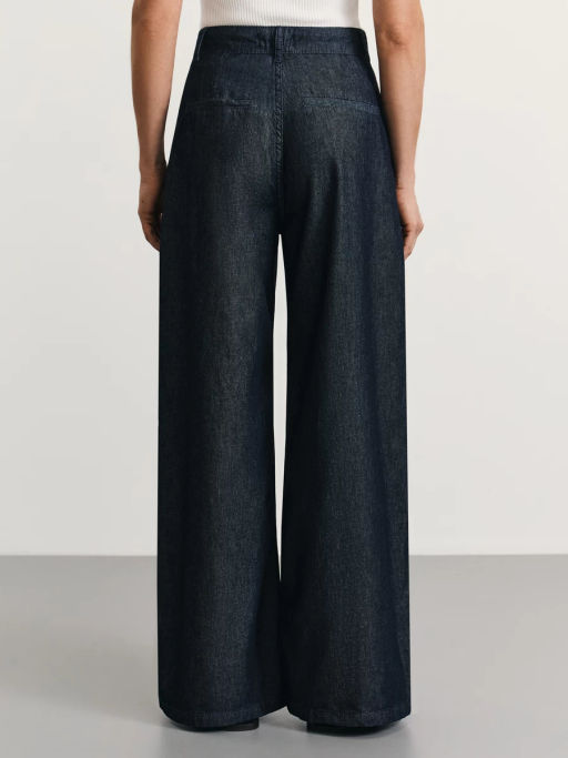 Джинсы wide leg с высокой посадкой / Zarina  фото 4