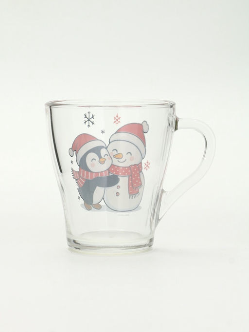 Кружки стеклянные новогодние Персонажи, набор 2 шт. - Дорого внимание фото 11